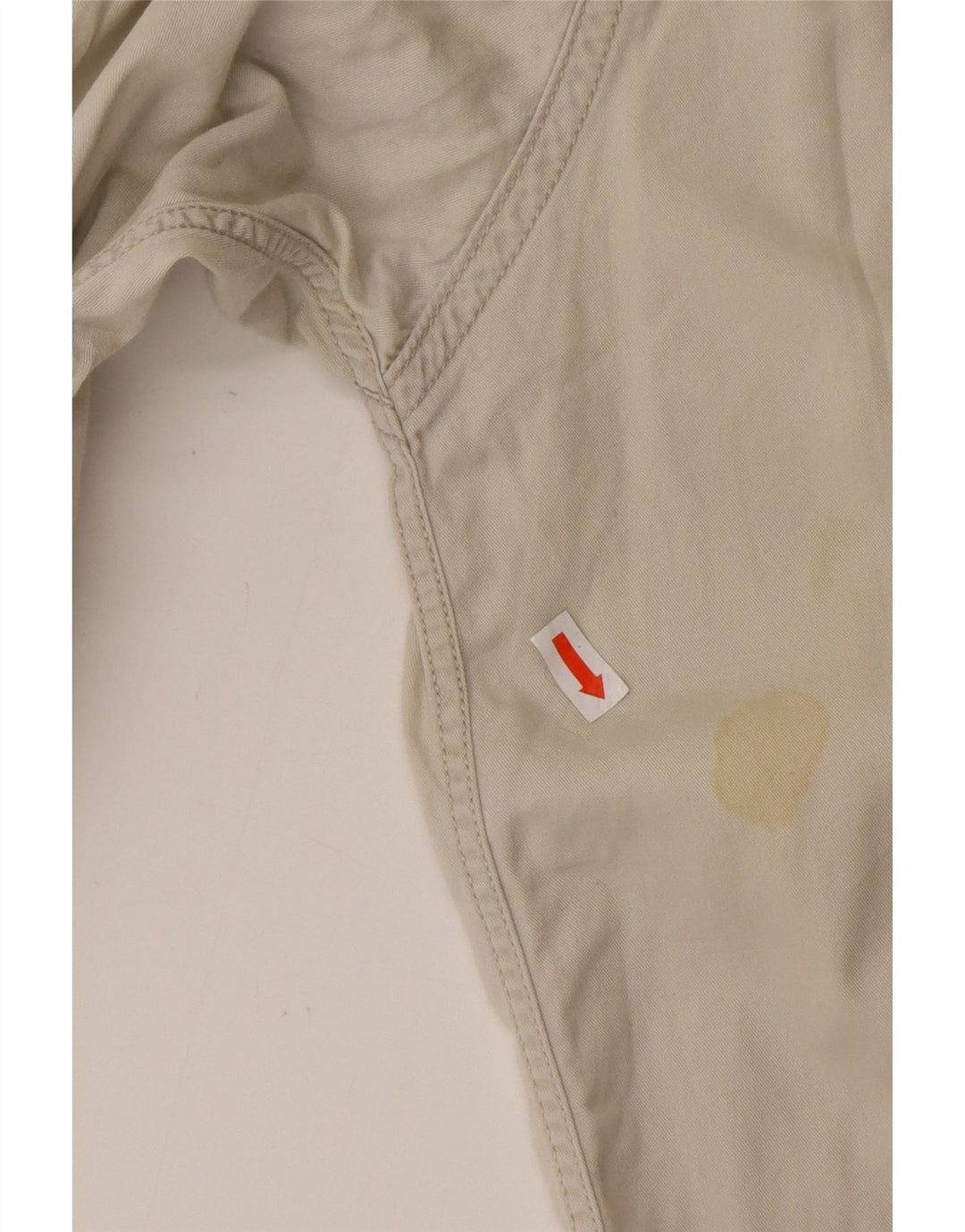 Camisa masculina LEE grande bege algodão ocidental