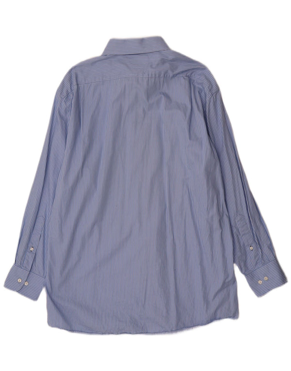 Camisa masculina Tommy Hilfiger Regular Fit tamanho 16 1/2 listra azul grande