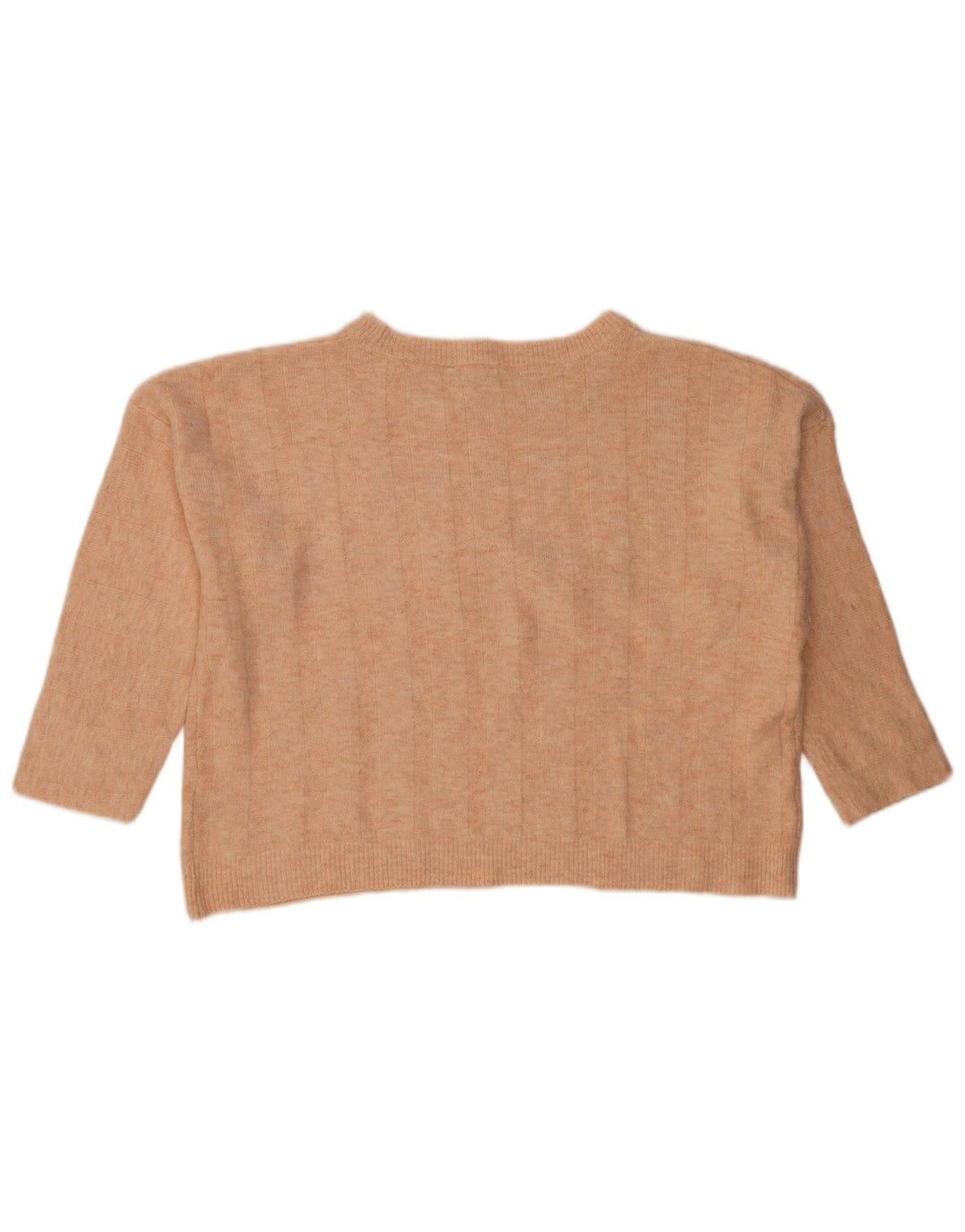 Suéter feminino Marks & Spencer com gola redonda e gola redonda Reino Unido 14 médio rosa