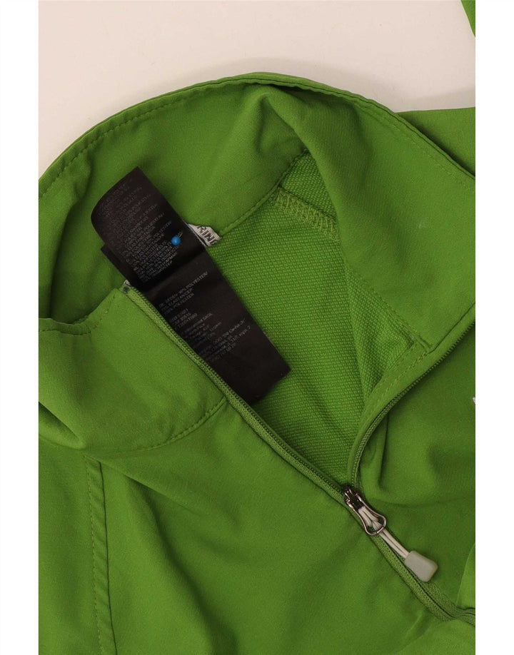 Jaqueta de treino feminina The North Face UK 10 poliéster verde pequeno