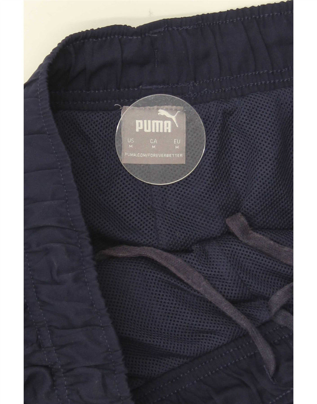 Calça de treino masculina Puma Joggers médio azul marinho