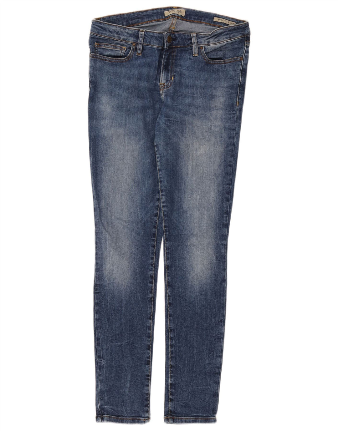 Jeans skinny feminino GUESS W31 L30 azul algodão