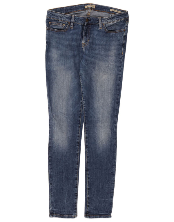 Jeans skinny feminino GUESS W31 L30 azul algodão