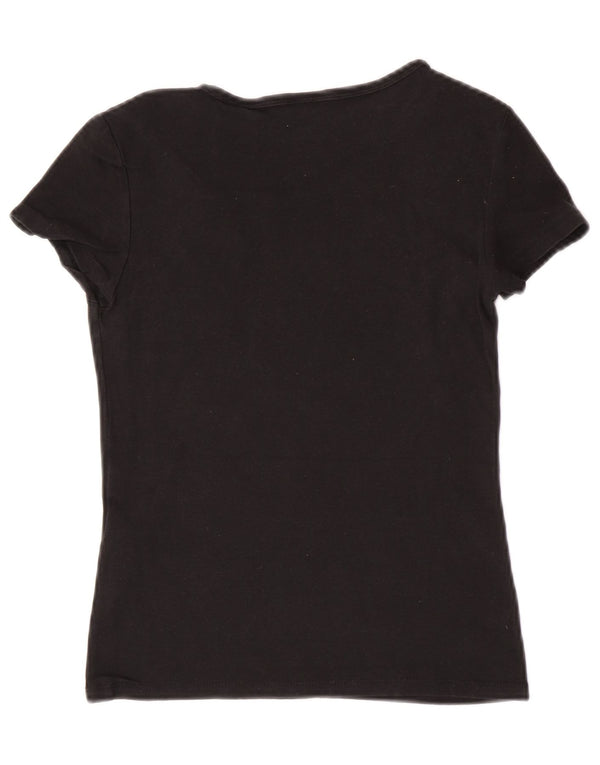 Camiseta feminina Levi's UK 6 XS algodão preto