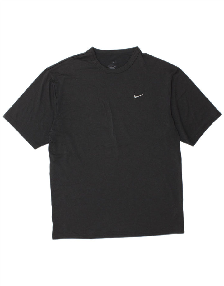 Camiseta Nike Masculina Dri Fit Top Médio Poliéster Preto