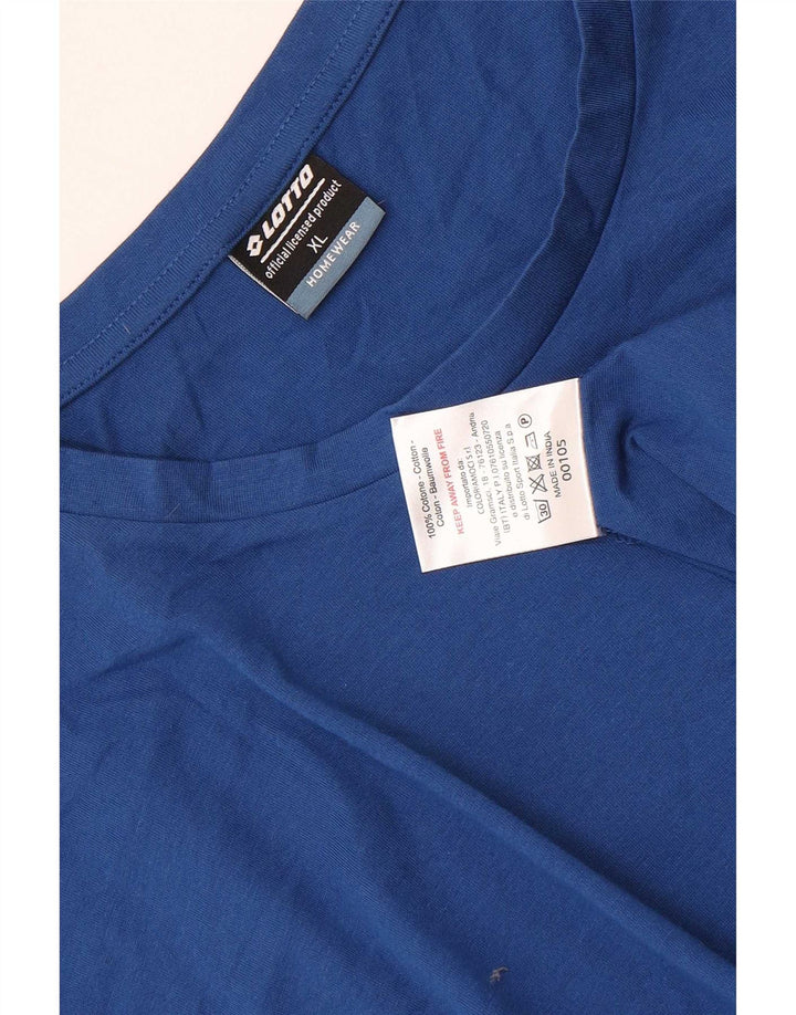 Camiseta masculina Lotto Top XL algodão azul