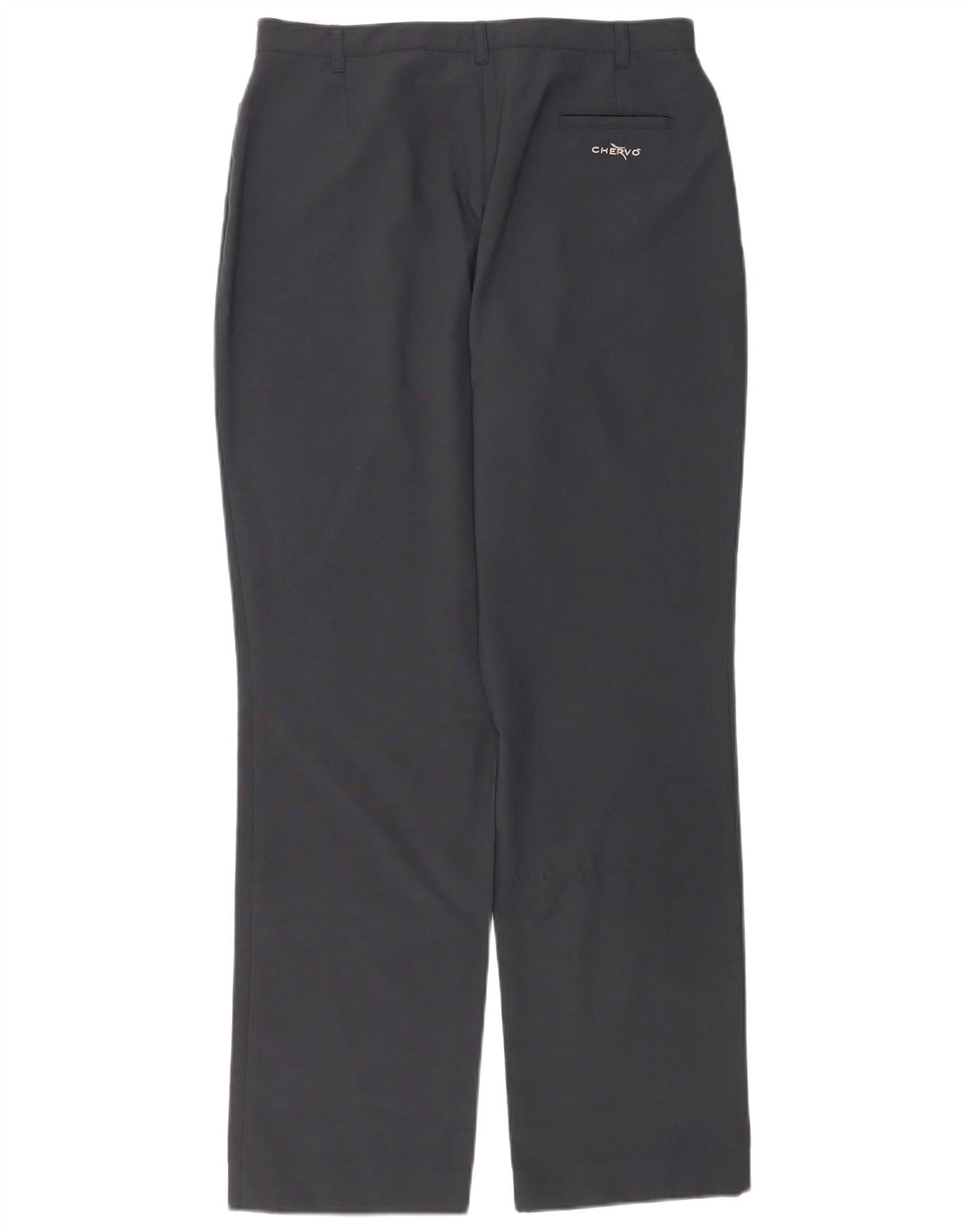 Calça feminina reta casual Chervo W30 L32 poliéster preto