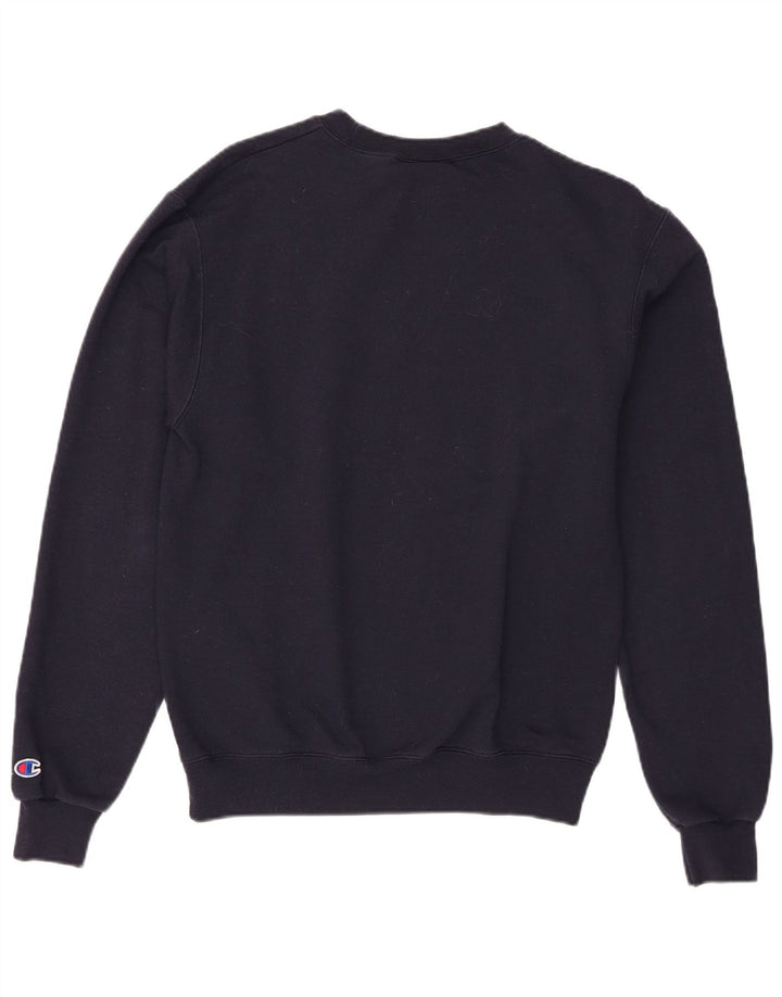 Jumper de moletom gráfico Champion masculino Utah pequeno azul marinho