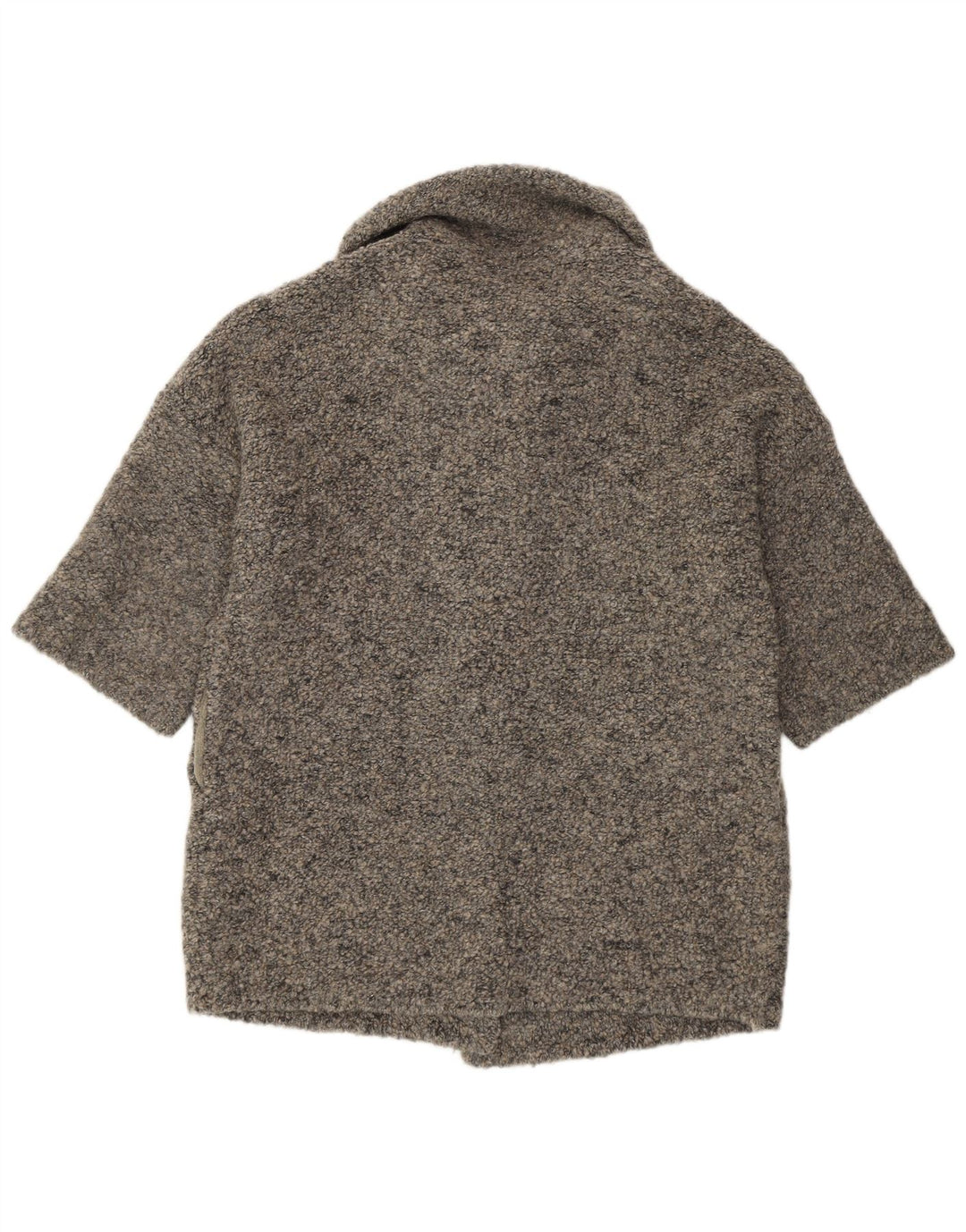 Liu Jo Suéter feminino oversized longline cardigan Reino Unido 10 pequeno cinza moderno