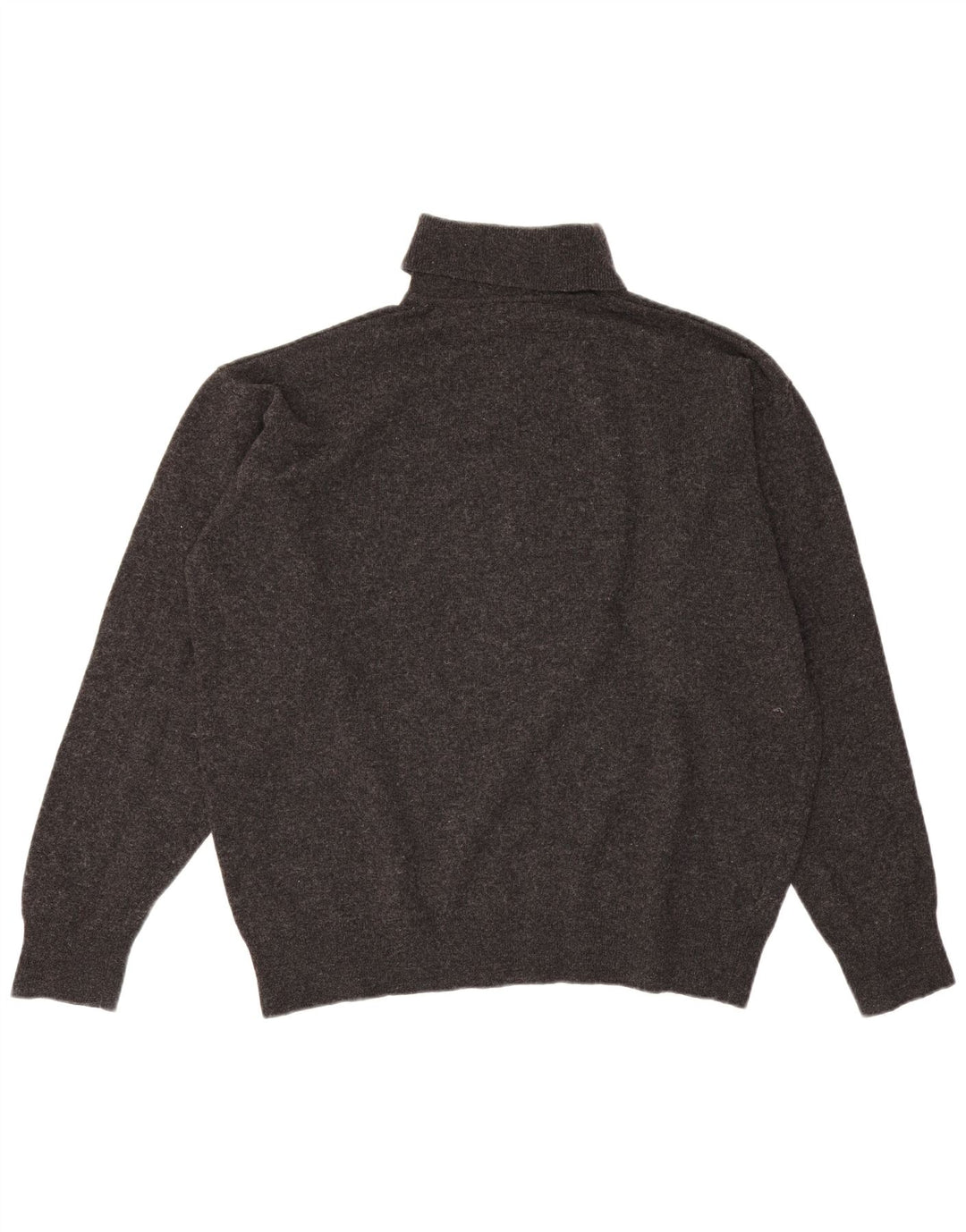 Suéter masculino Lacoste com gola redonda tamanho 6 XL lã de cordeiro cinza