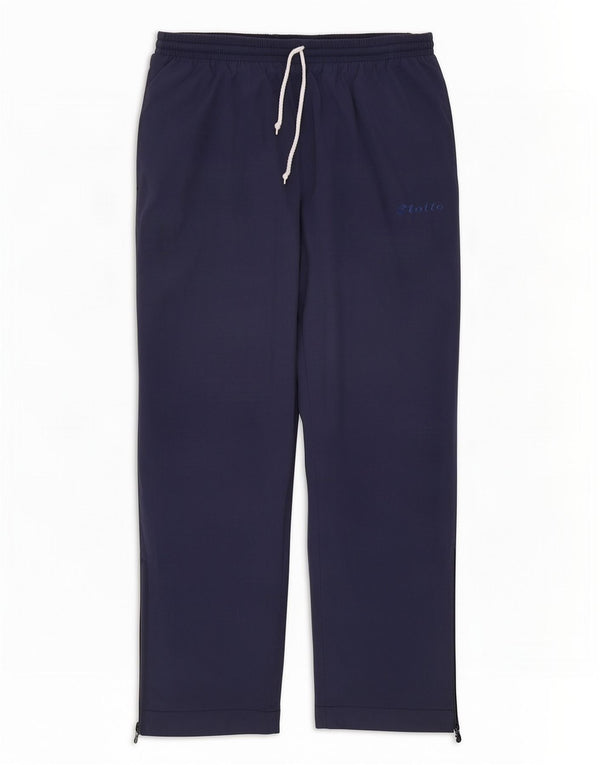 Calça de treino masculina Lotto UK 42/44 XL azul marinho poliéster