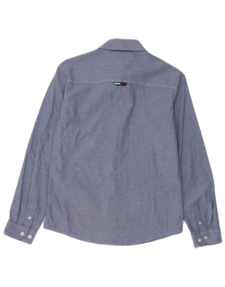 Camisa Tommy Hilfiger Menino 11-12 Anos Azul Algodão