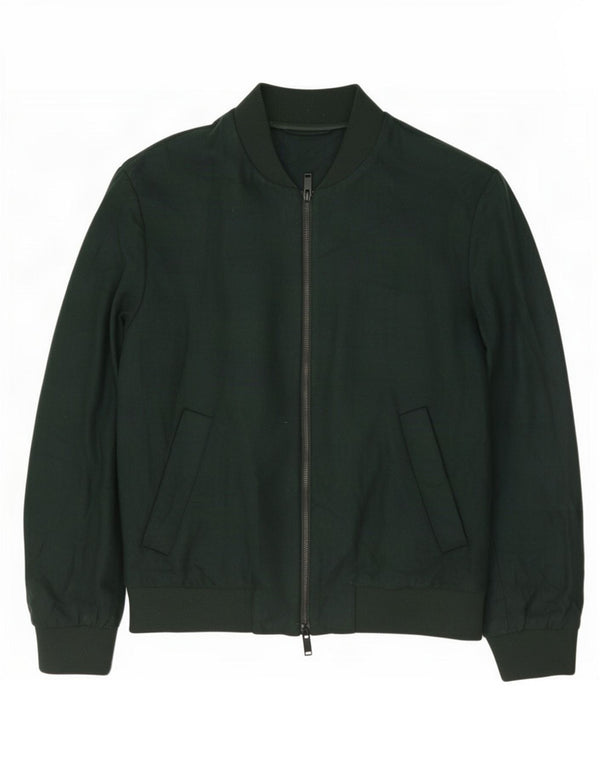 Jaqueta bomber masculina Cos EU 50 grande lã verde