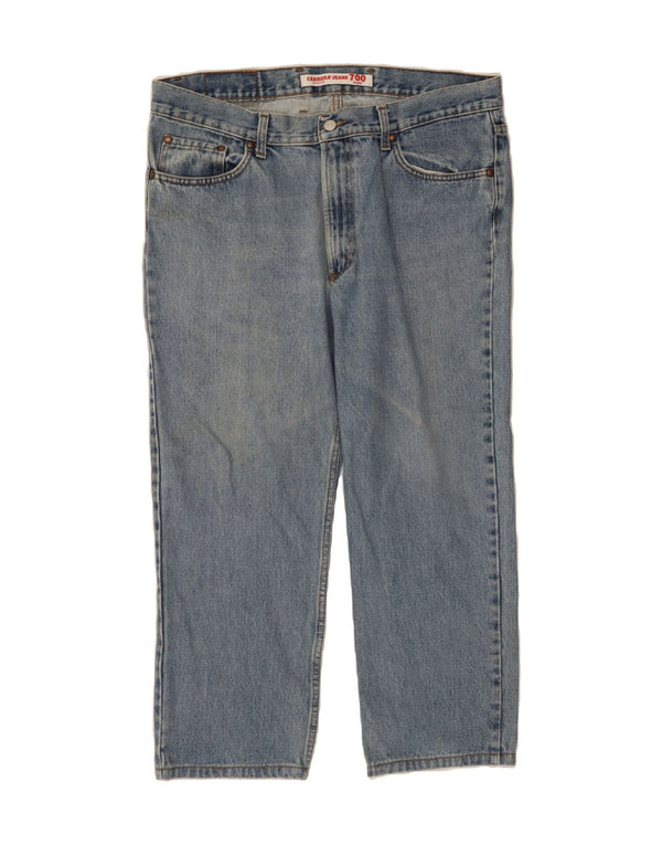 CARRERA Masculino 700 Straight Jeans W38 L25 Azul Algodão