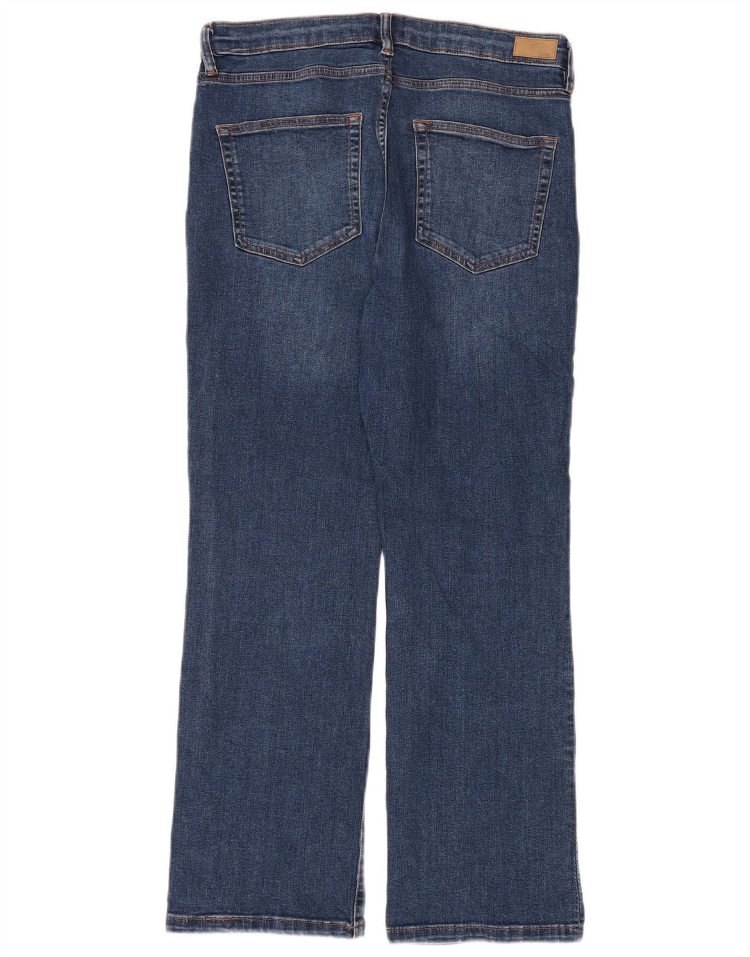 Jeans retos femininos French Connection UK 12 médio W32 L30 azul