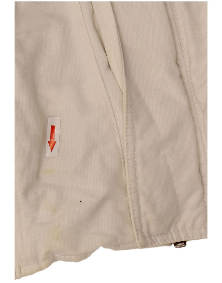Jaqueta bomber masculina Camp David UK 46 3XL algodão branco