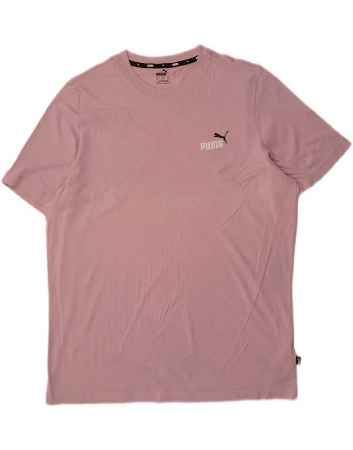 Camiseta masculina PUMA Top XL algodão rosa