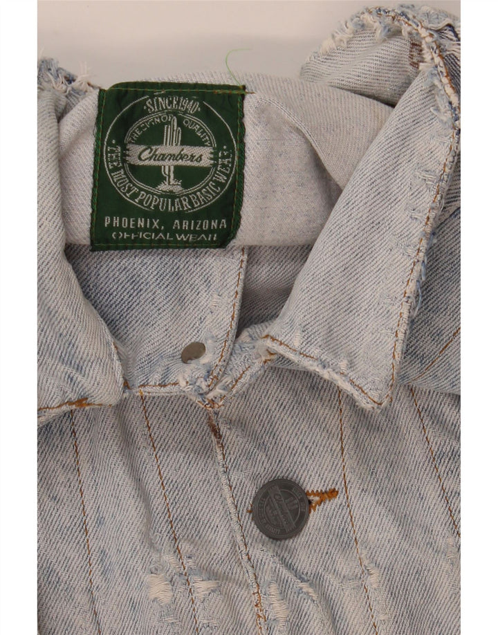 Jaqueta jeans feminina CHAMBERS UK 16 grande azul