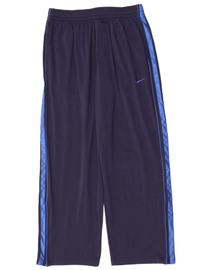 Calça de treino masculina Nike grande poliéster azul marinho