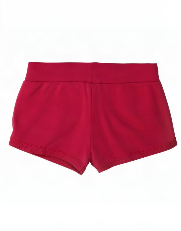 Shorts esportivos femininos Puma UK 14 grande algodão rosa