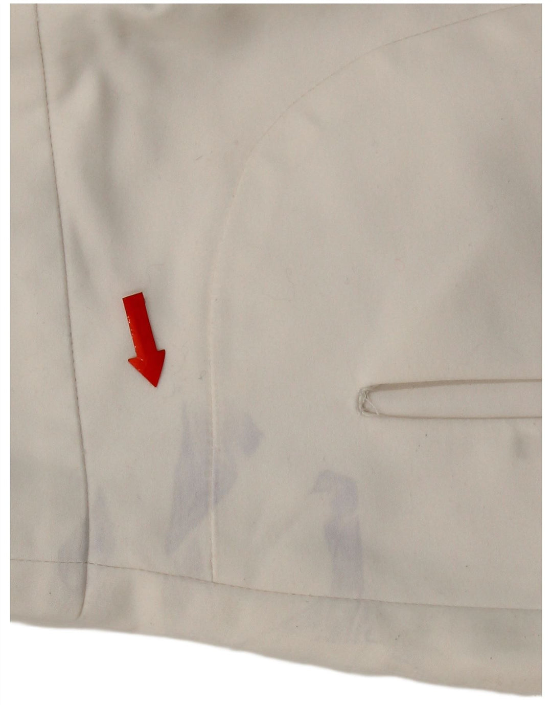 Mini saia feminina Zara médio W28 algodão branco