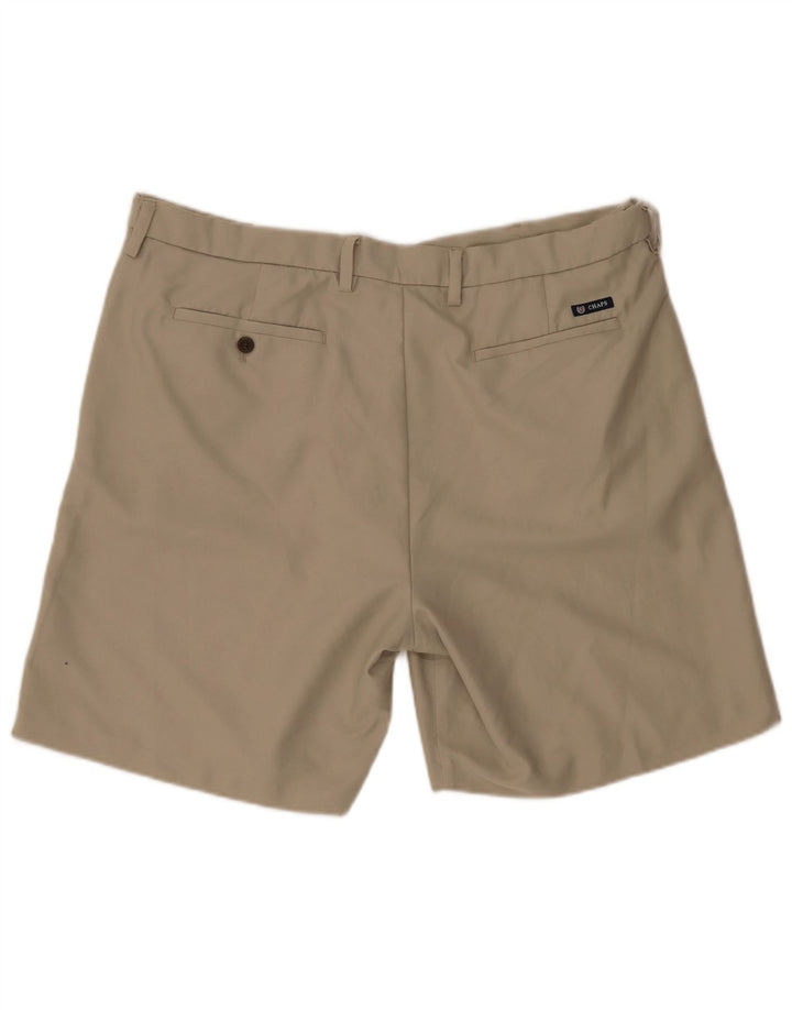 Shorts Chino Masculino Chaps W40 XL Poliéster Bege