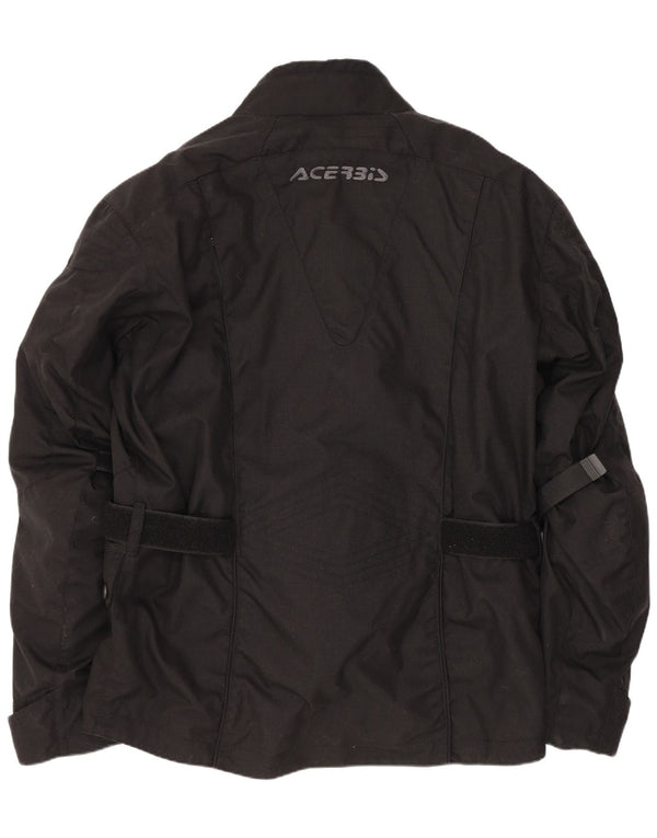 Jaqueta masculina Acerbis Motorstyle Graphic Racer UK 44 2XL preta poliamida