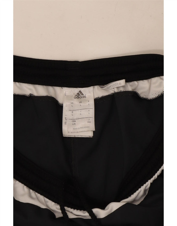 Adidas Masculino Climalite Sport Shorts Grande Cinza Colorblock Poliéster