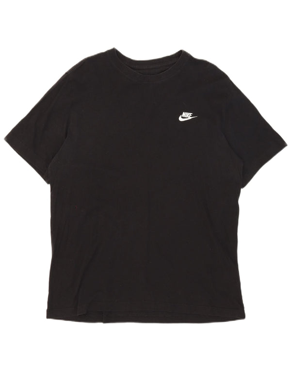 Camiseta feminina Nike UK 16 grande algodão preto