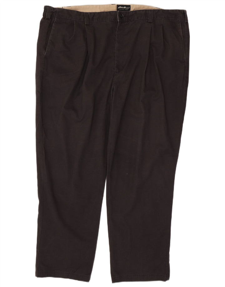 Calça Chino masculina EDDIE BAUER W48 L31 algodão cinza