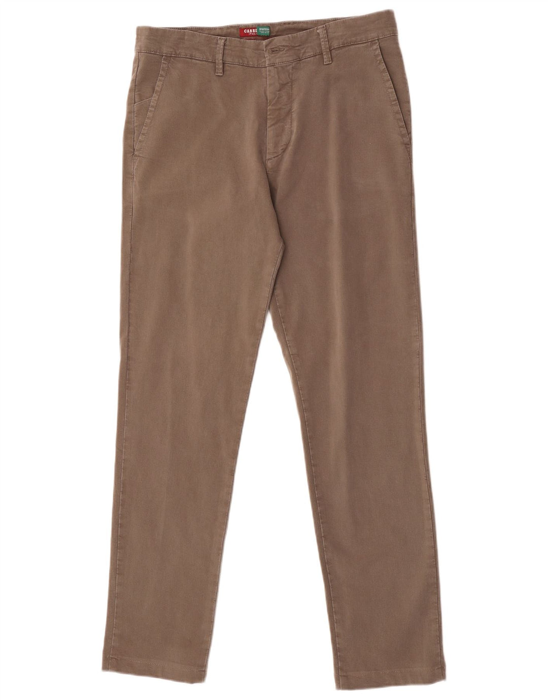 Calça Carrera Mens Slim Chino IT 48 Médio W33 L31 Algodão Cinza