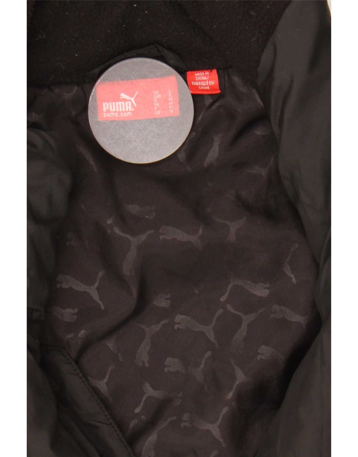 Jaqueta acolchoada feminina Puma UK 14 grande preta