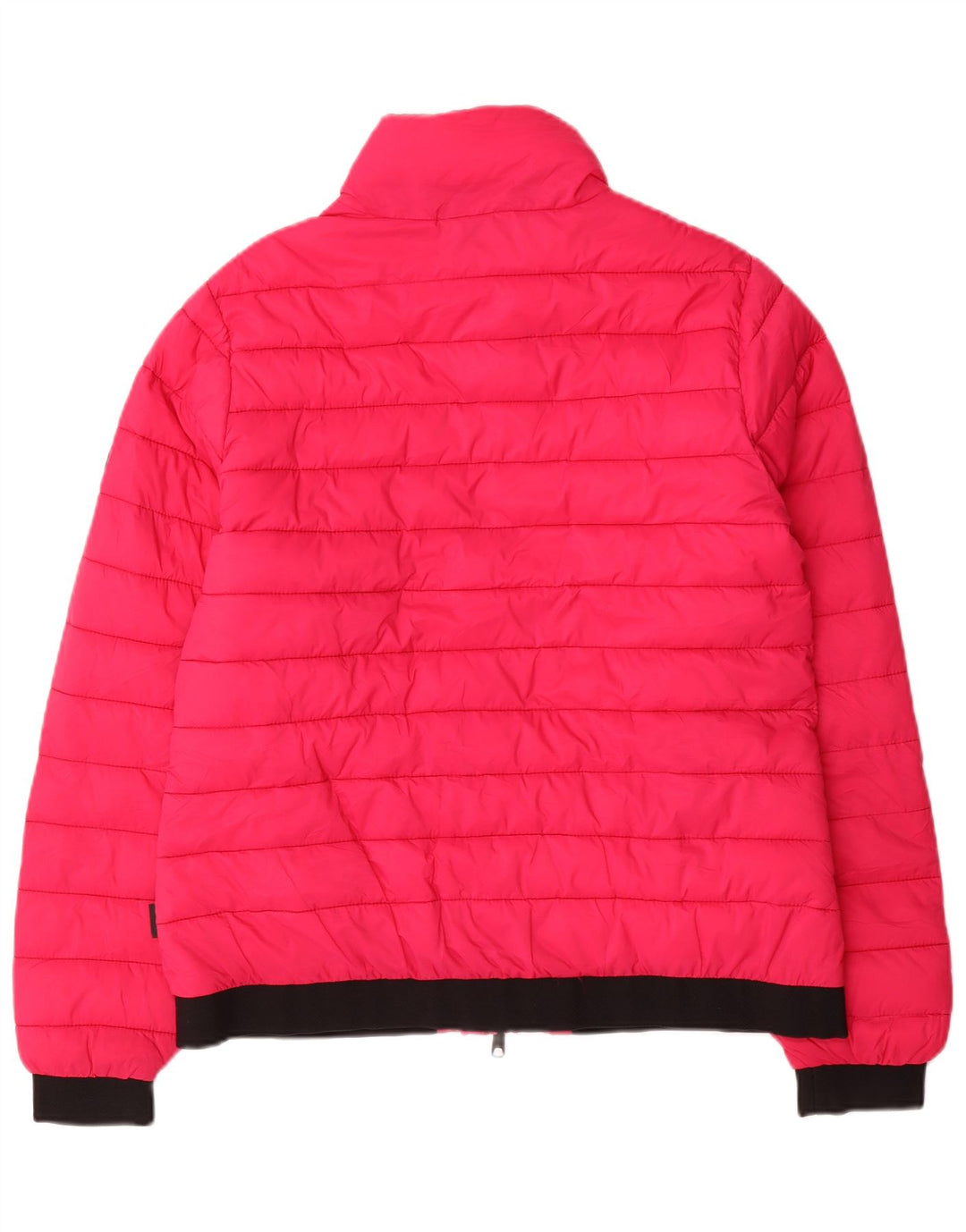 Jaqueta acolchoada feminina Chiemsee Reino Unido 16 grande nylon rosa