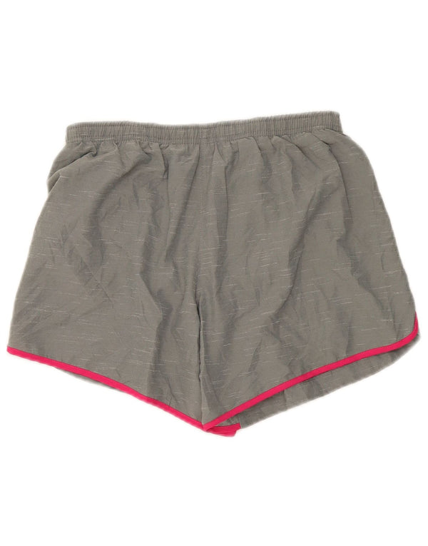Shorts esportivos Nike Girls Dri Fit Standard 13-14 anos XL cinza manchado
