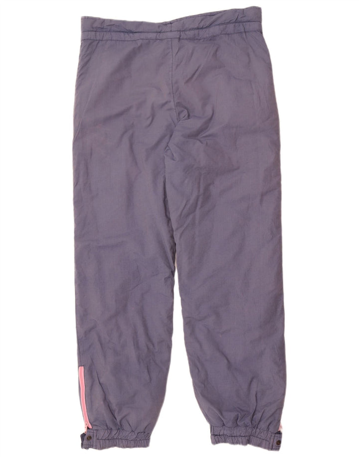 Calças de esqui femininas vintage EU 44 XL algodão azul