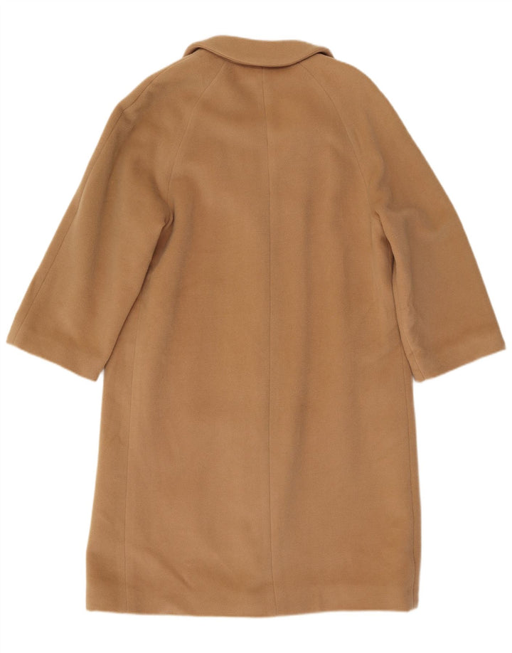 Sobretudo oversized feminino vintage IT 40 lã bege pequena