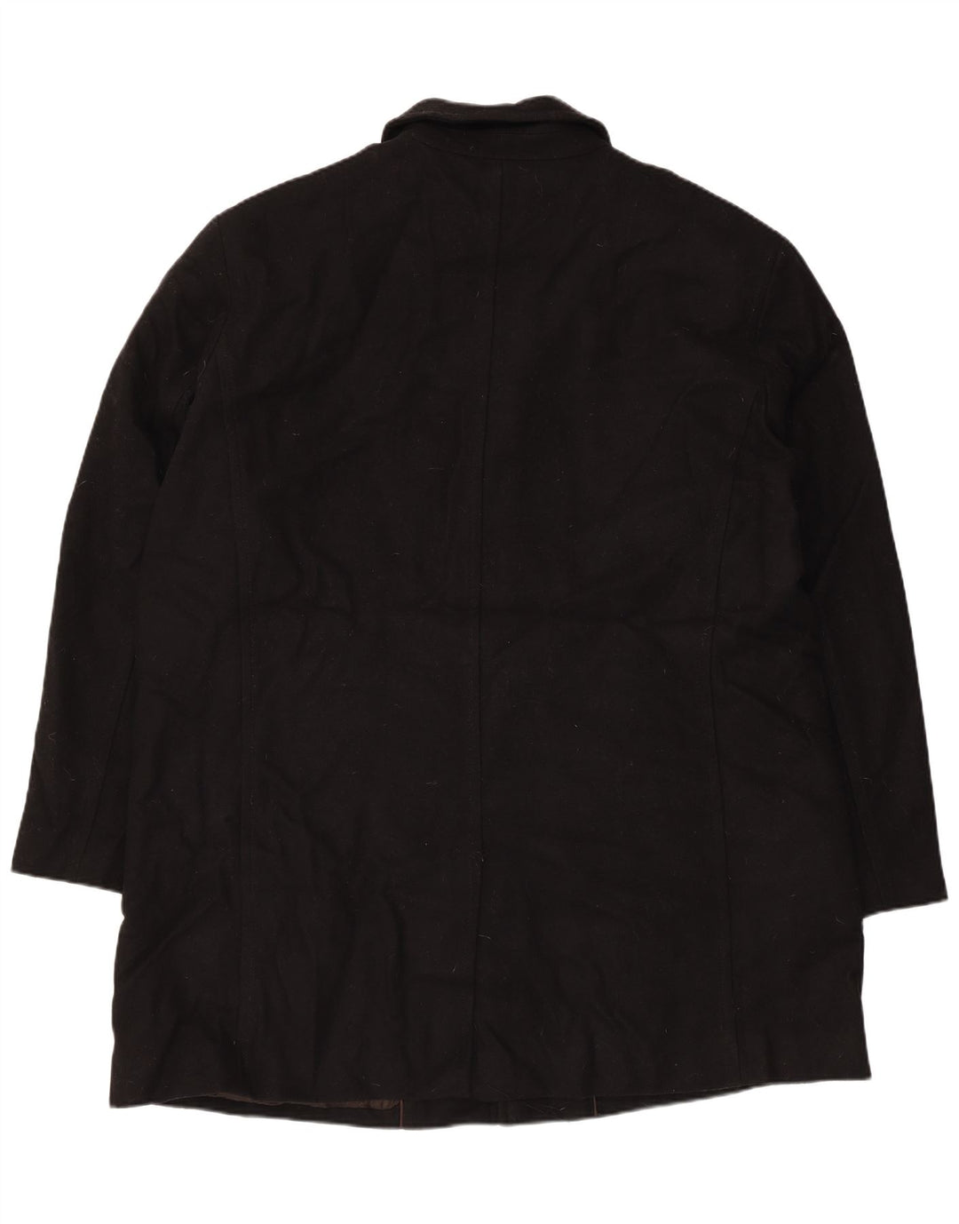 Sobretudo masculino Dockers UK 44 2XL lã preta