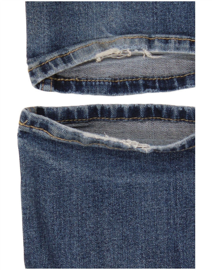 Hollister Mens Slim Jeans W30 L30 Azul Algodão