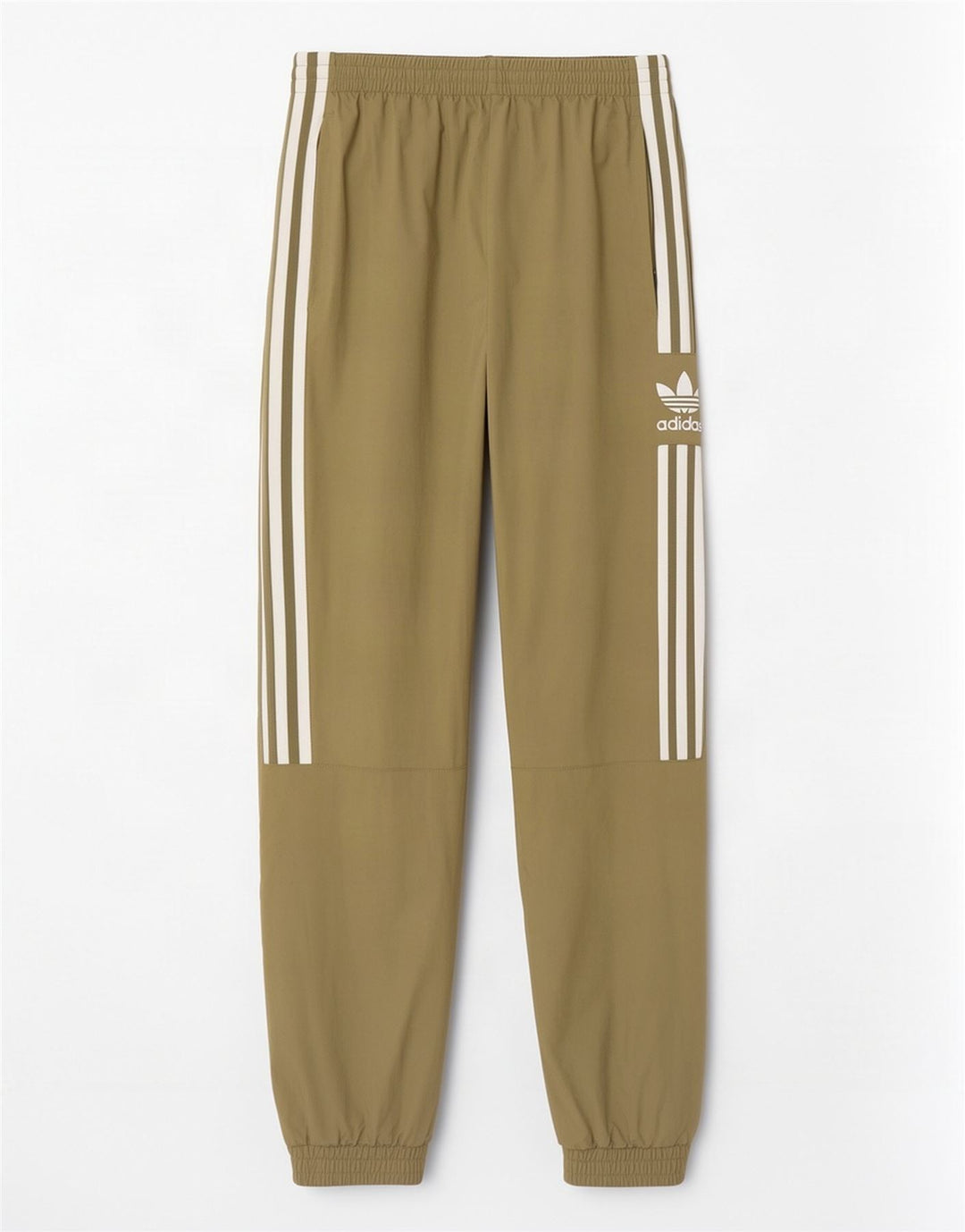 Adidas masculino gráfico calças de treino joggers médio cáqui poliéster