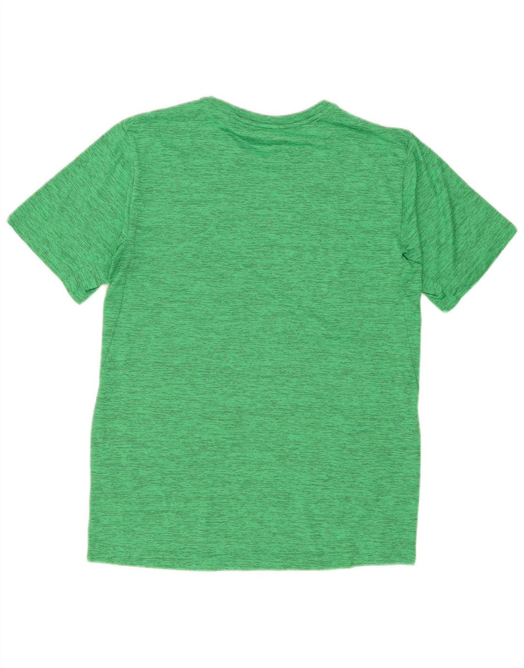 Camiseta masculina Nike Dri Fit Top poliéster manchado verde médio