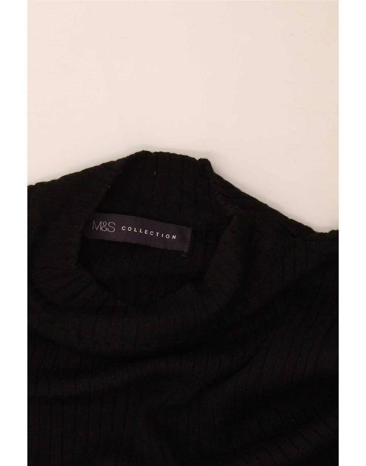 Colete feminino Marks & Spencer UK 10 pequeno preto