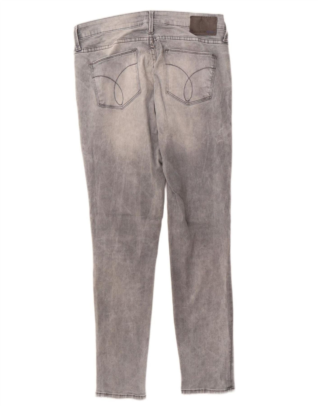 Calça jeans feminina CALVIN KLEIN W29 L28 algodão cinza