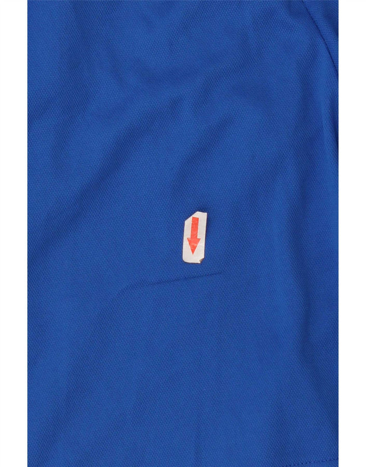 Shorts esportivos gráficos masculinos Kappa grande poliéster azul