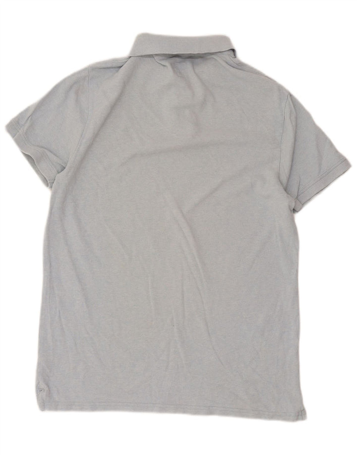 Camisa polo masculina Jack Wills grande algodão azul