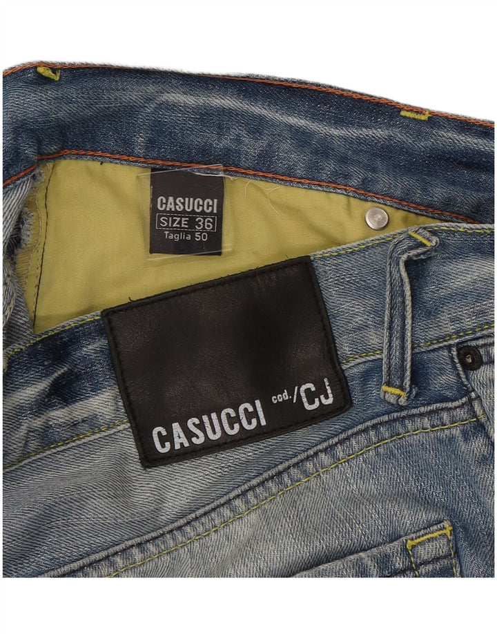 Calça jeans reta masculina CASUCCI W36 L33 algodão azul