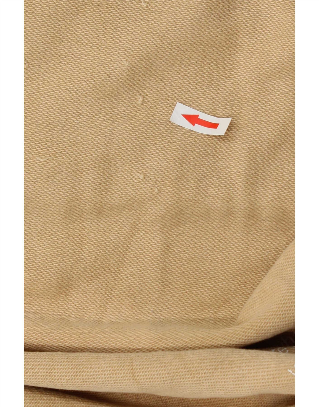 Gas Mens Graphic Moletom Jumper Médio Algodão Bege