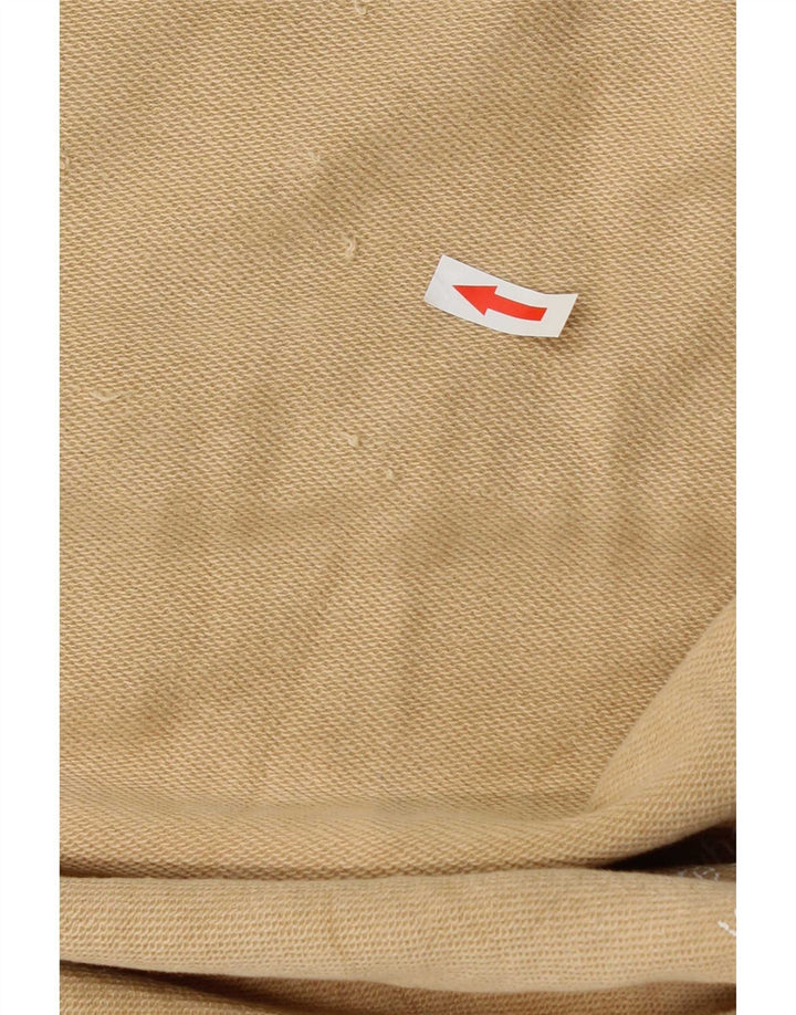 Gas Mens Graphic Moletom Jumper Médio Algodão Bege