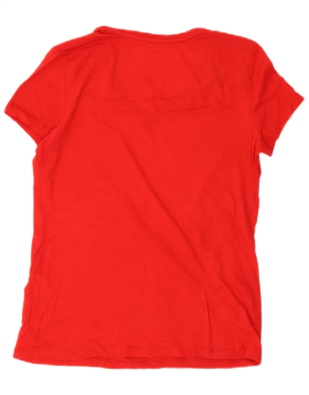 Camiseta feminina NAUTICA UK 14 algodão vermelho médio