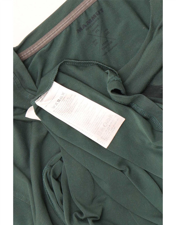 Mammut Mens Graphic Top Manga Longa 2XL Poliéster Verde