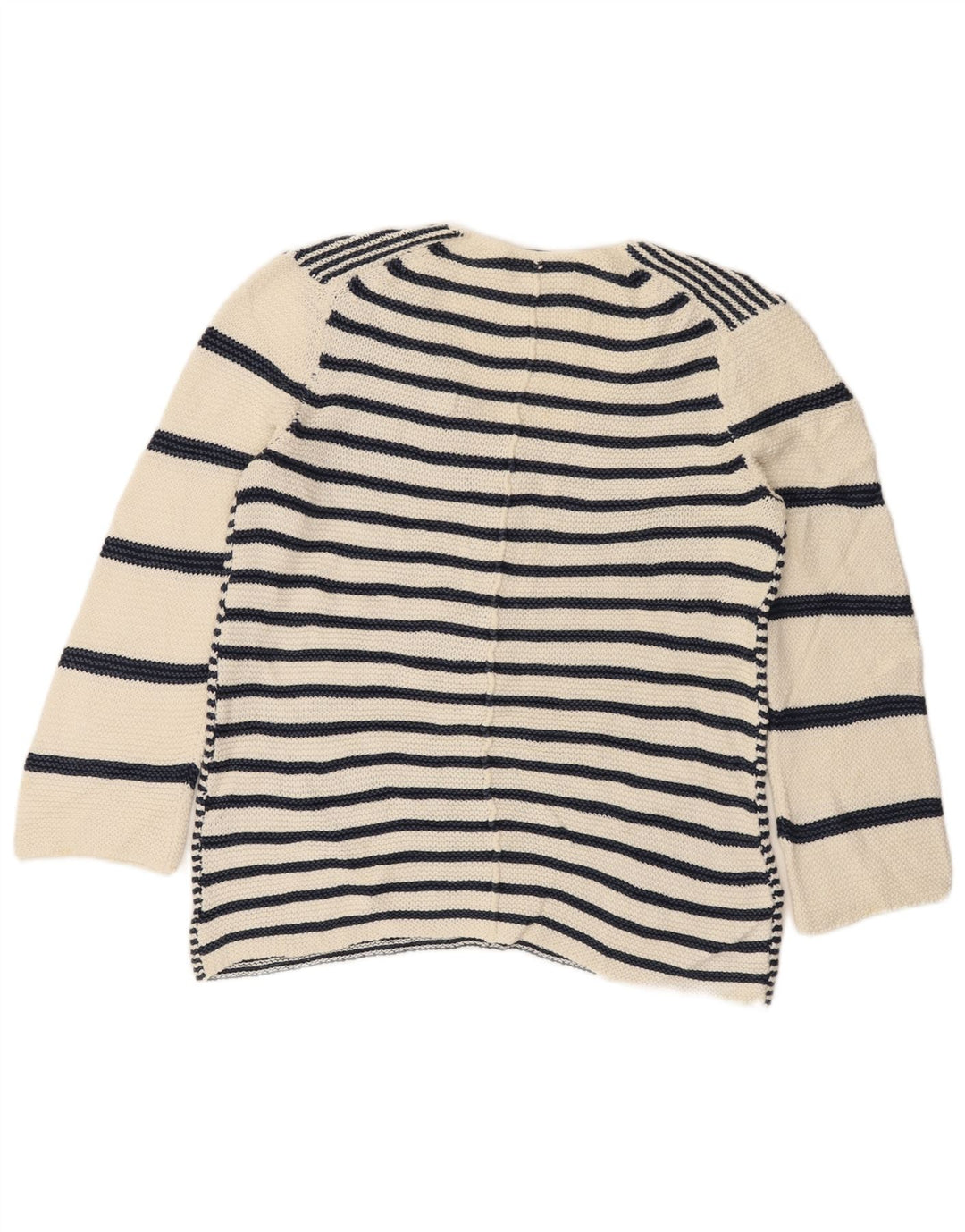 Suéter feminino Tommy Bahama com decote em V UK 14 Médio Off White Náutico